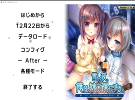 [ADV/汉化] 雪之夜,我将妹妹脱光衣服~雪の夜、俺は妹を菓にする。AI汉化版电脑 [3.3G]-IS充值【0】